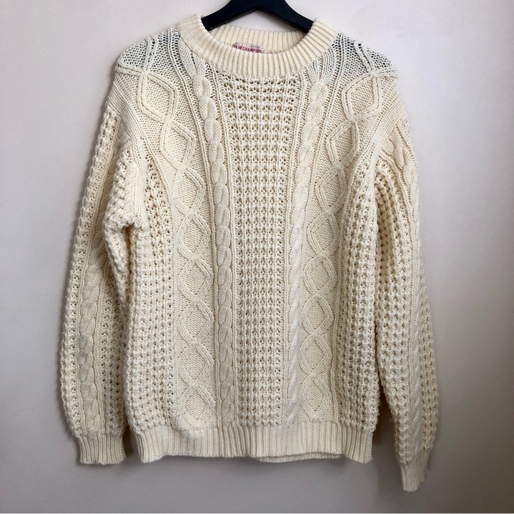 Vintage acrylic knit sweater